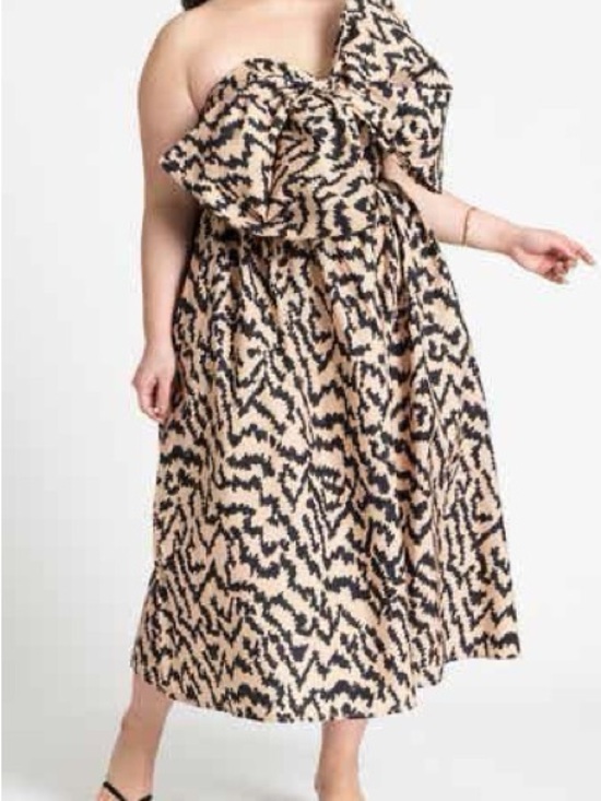 Eloquii Dresses & Skirts - Eloquii - Bow Bodice Flare Dress